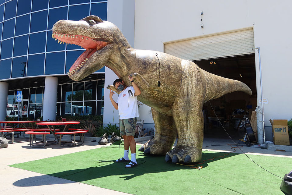Giant Inflatable T Rex Rental