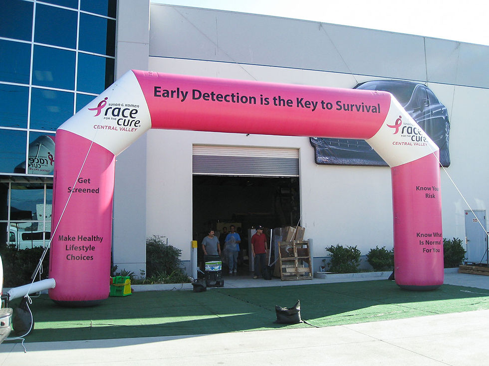 Giant Custom Inflatable Arch Susan G. Komen Race For The Cure