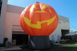 20ft Giant Inflatable Pumpkin with a base for Halloween