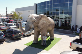 20ft Giant Inflatable Realistic-looking Elephant for Rent