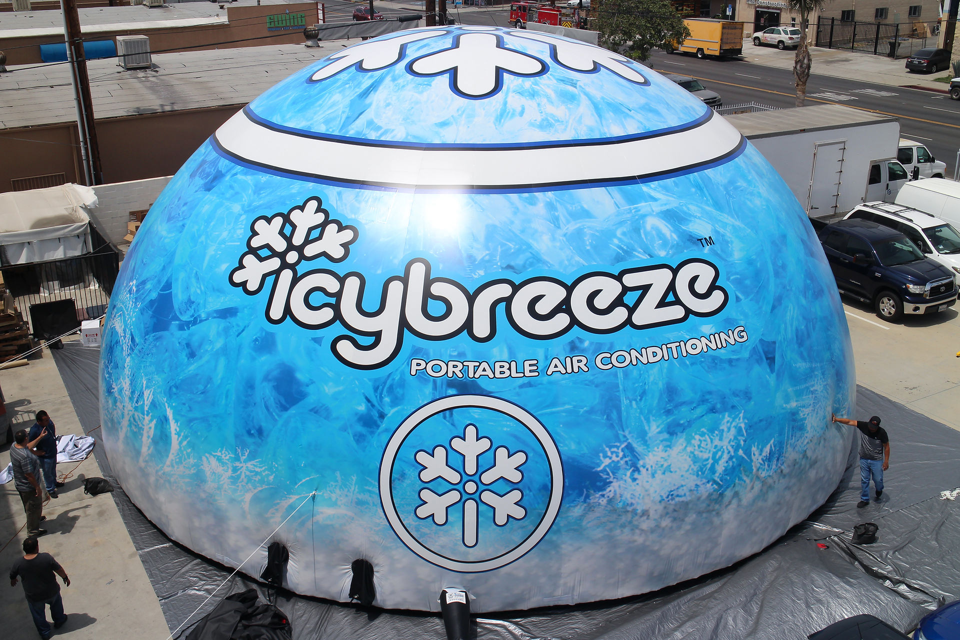 custom inflatable dome.
