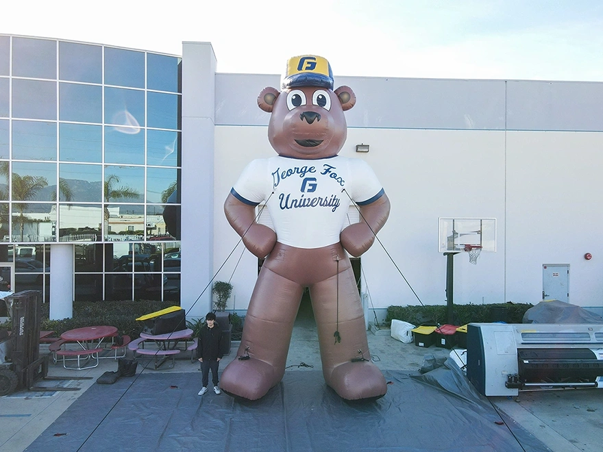 Giant Inflatable Bear for Goergetown College