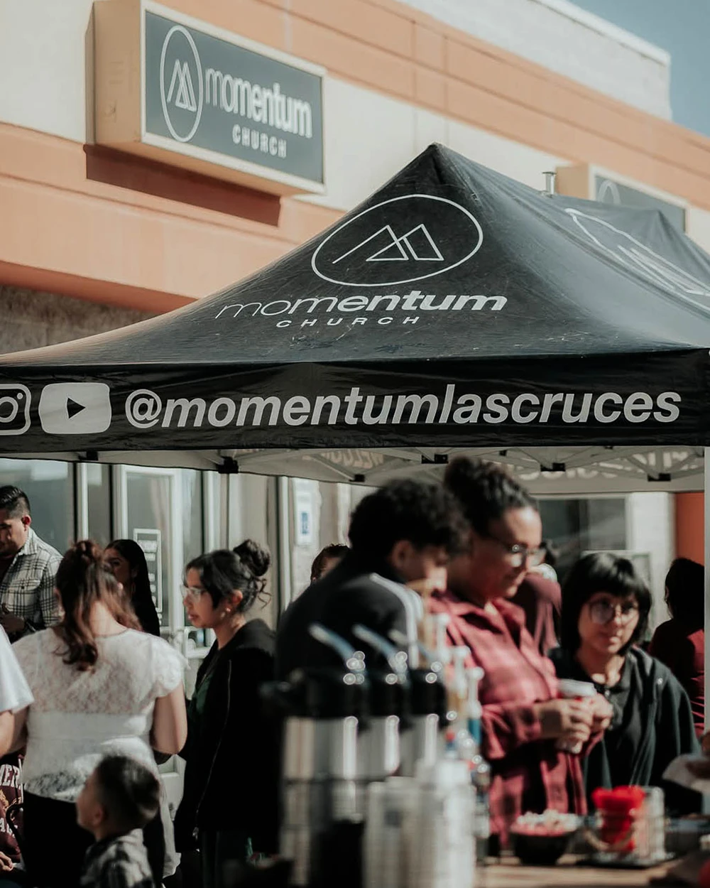 Canopy for clients to register/check in at an event.