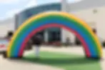 20ft Giant Inflatable Rainbow Arch for Sale or Rent Los Angeles CA