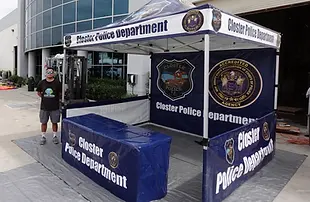 Gold Full Custom Canopy with Walls