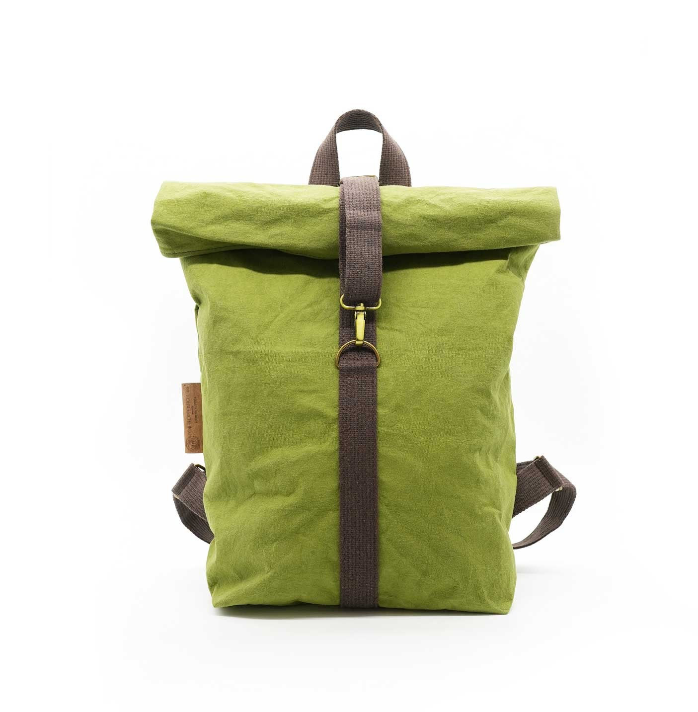 Rolltop Rucksack Blattgrün