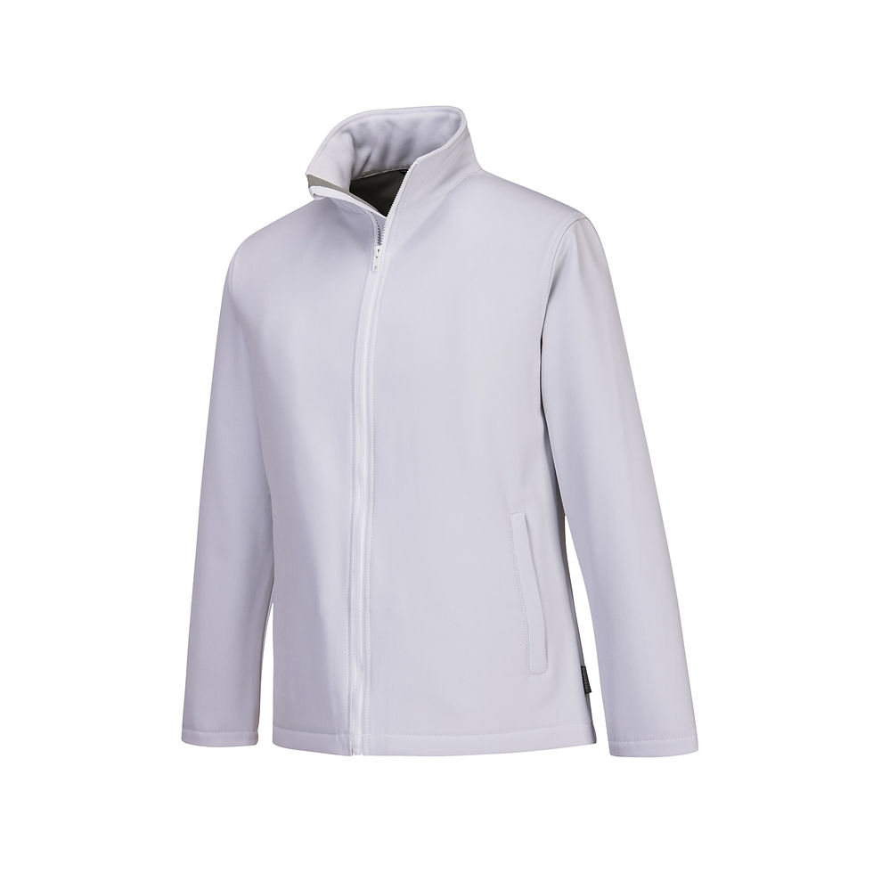 Thumbnail: Portwest TK21 Women's print and promo softshell jacket in white
