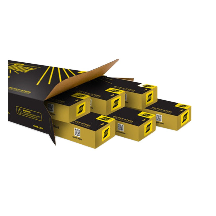 Thumbnail: ESAB OK Goldrox All position stick electrode packaging