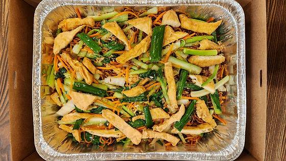 VEGETARIAN STIR FRY EGG NOODLES (Serves 8)
