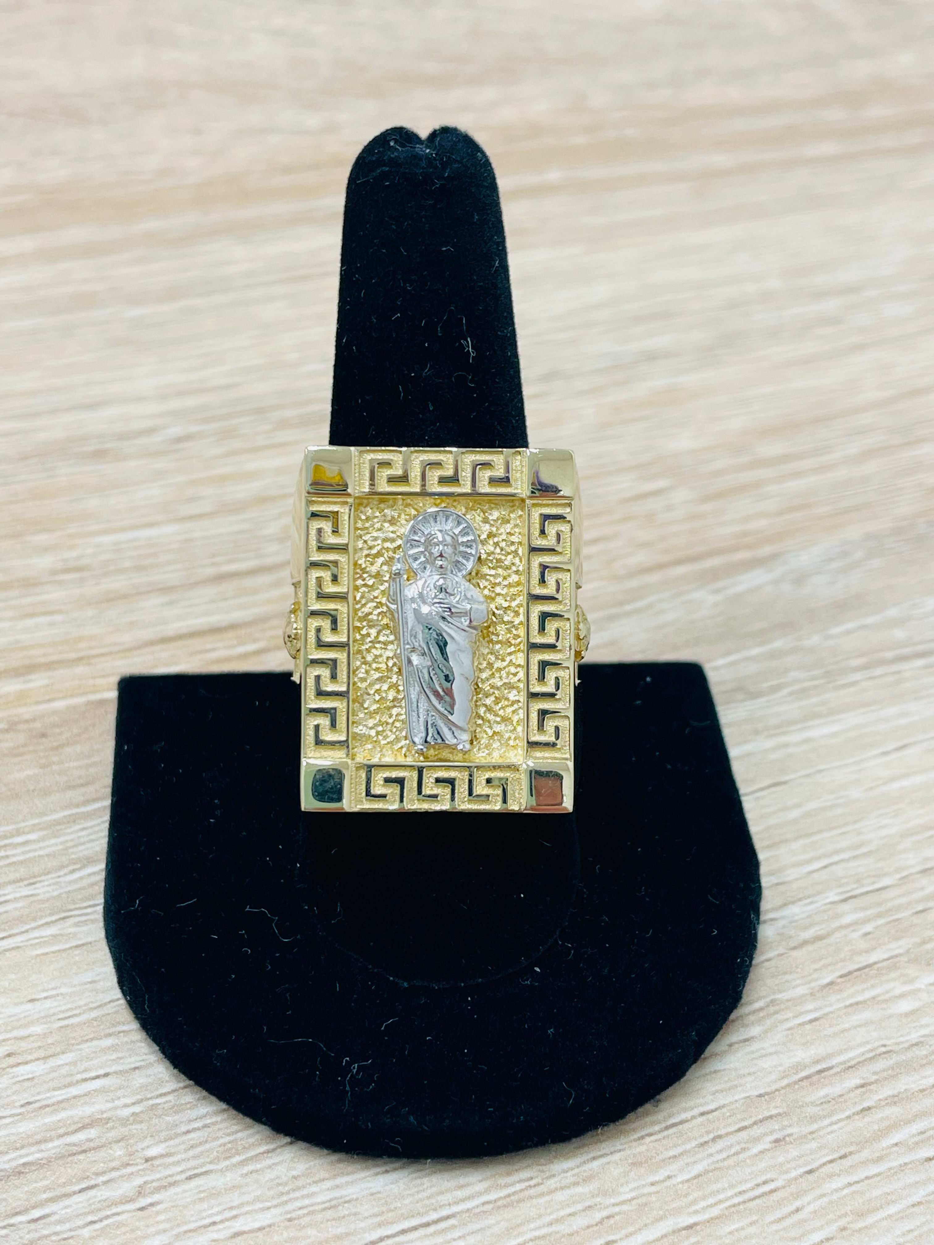 10K Greek Border San Judas Ring