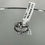 Thumbnail: 925 Silver Heart Shaped Cubic Zirconia Ring
