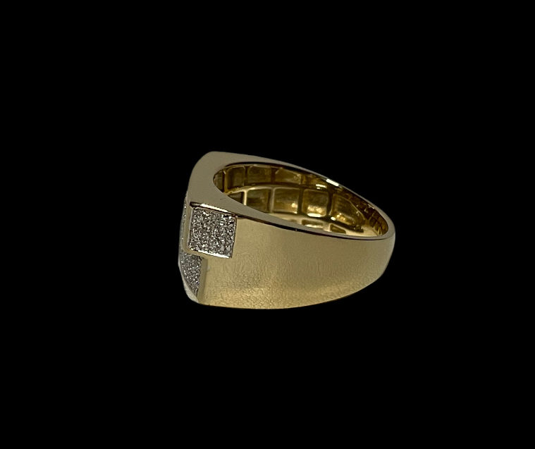Thumbnail: .50 TCW Diamond Fancy Men's Ring