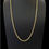 Thumbnail: 4MM Hollow 14K  Yellow Gold Diamond Cut Rope Chain