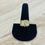 Thumbnail: 14K Yellow Gold Nugget Ring with C.Z