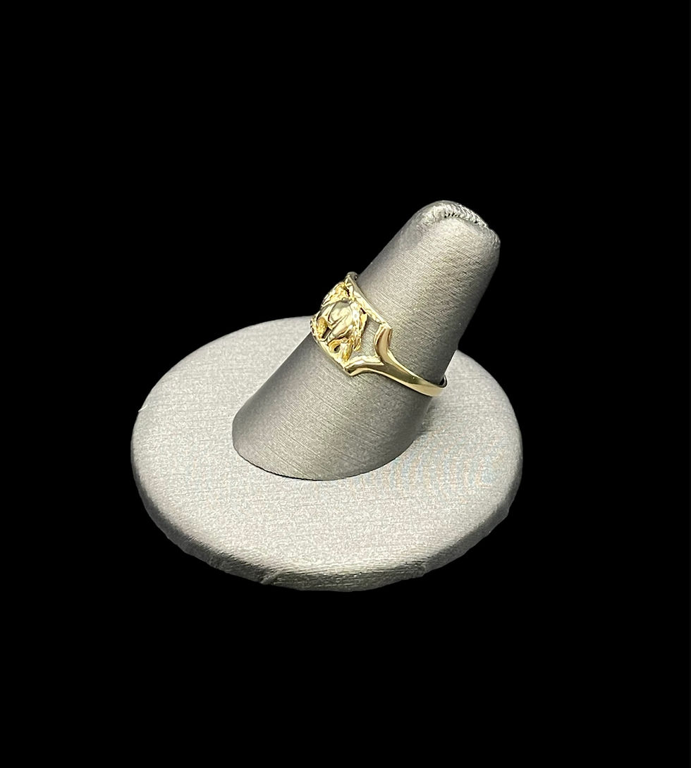 Thumbnail: 14K Yellow Gold Women's Elephant Ring