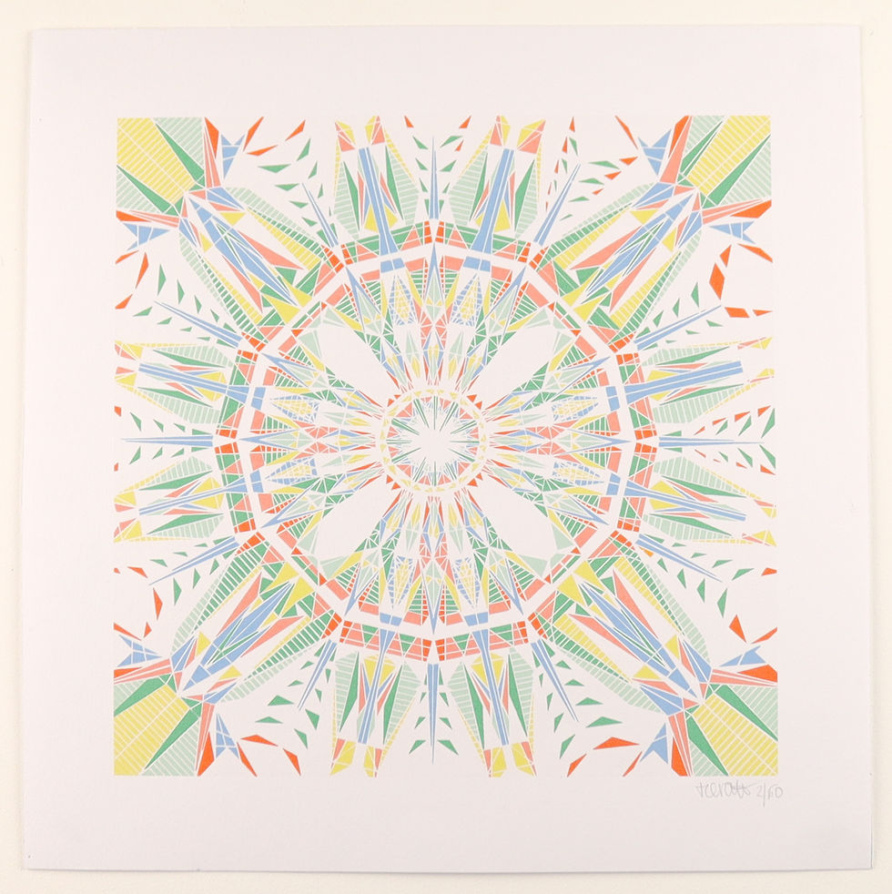 Thumbnail: Skylight in Green and White