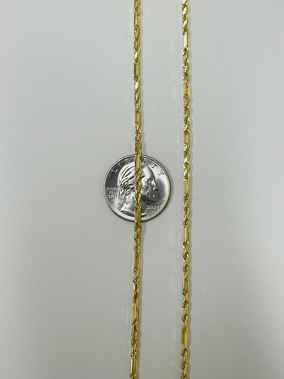 Thumbnail: 20” 14K Yellow Gold Solid Chain 2.4mm