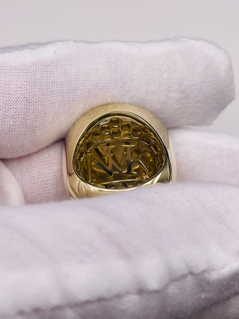 Thumbnail: 10K Aztec Calendar Ring