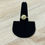 Thumbnail: 10K Yellow Gold Circle Nugget Ring