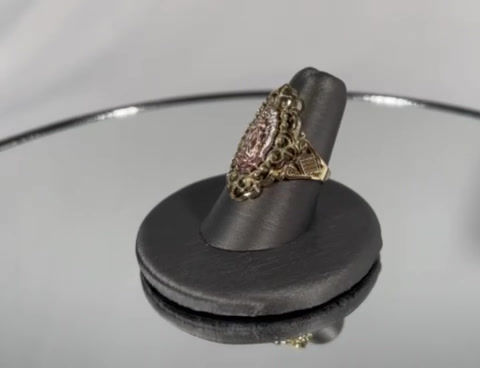 Thumbnail: 14K Lady of Guadalupe Ring