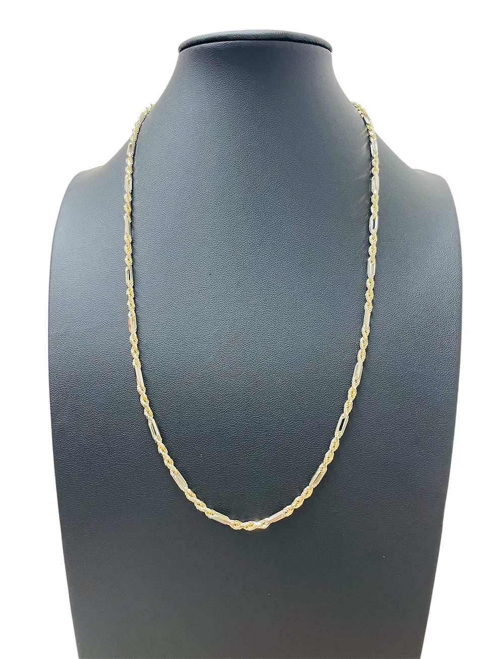 Thumbnail: 22” 14K Yellow Gold Solid Chain 3mm