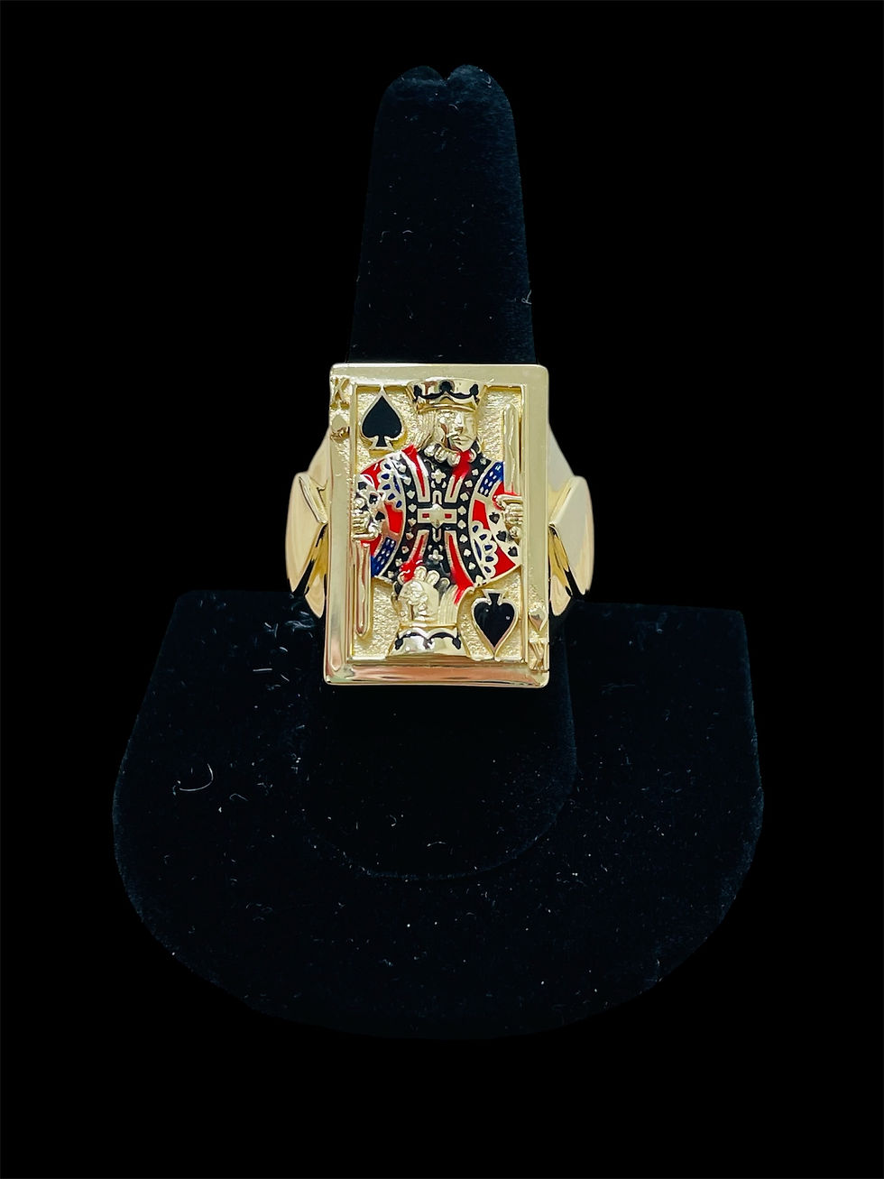 Thumbnail: 10K “King of Spades” Ring