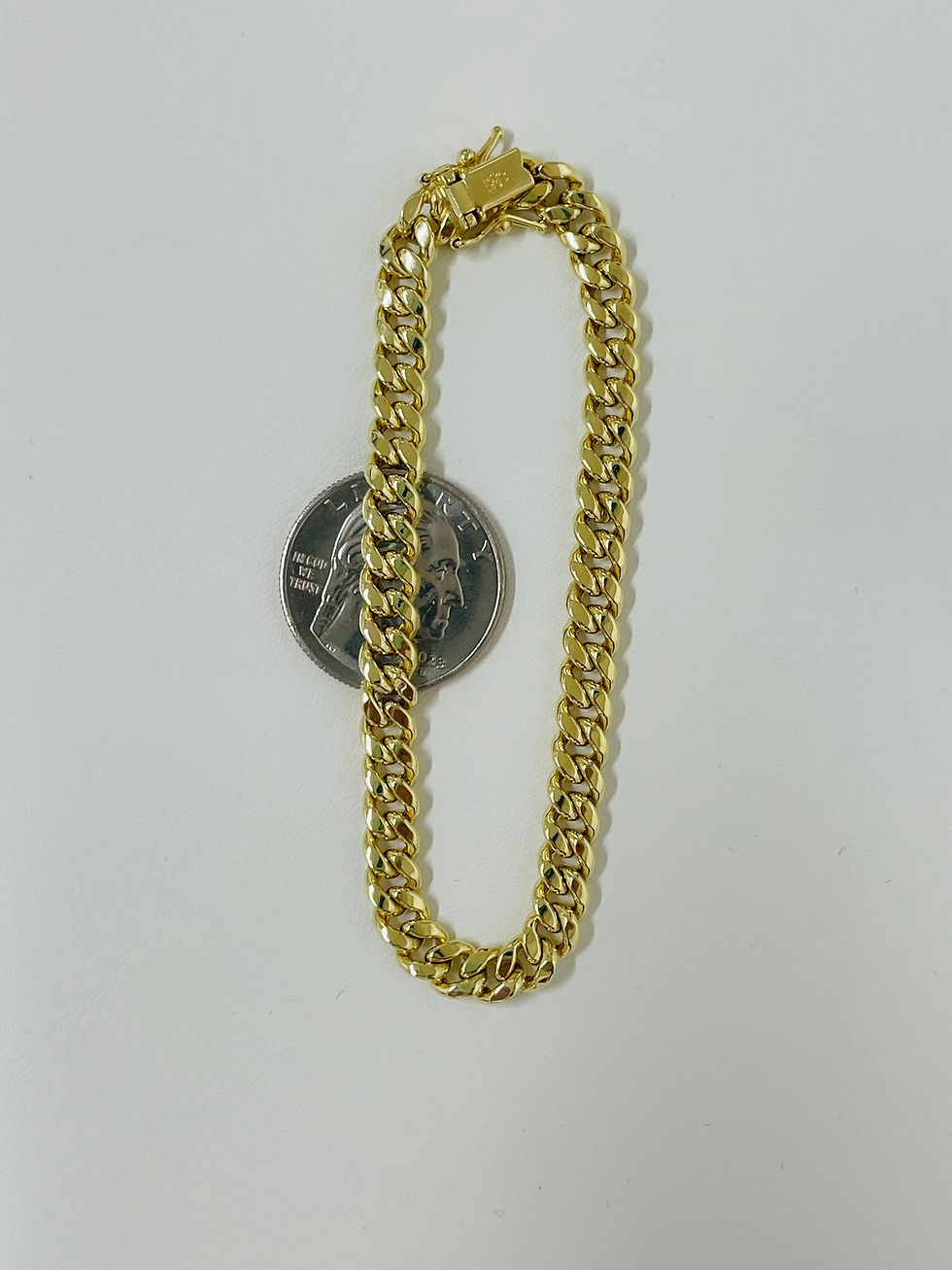 Thumbnail: 7.5” 6.2mm 10K Hollow Bracelet