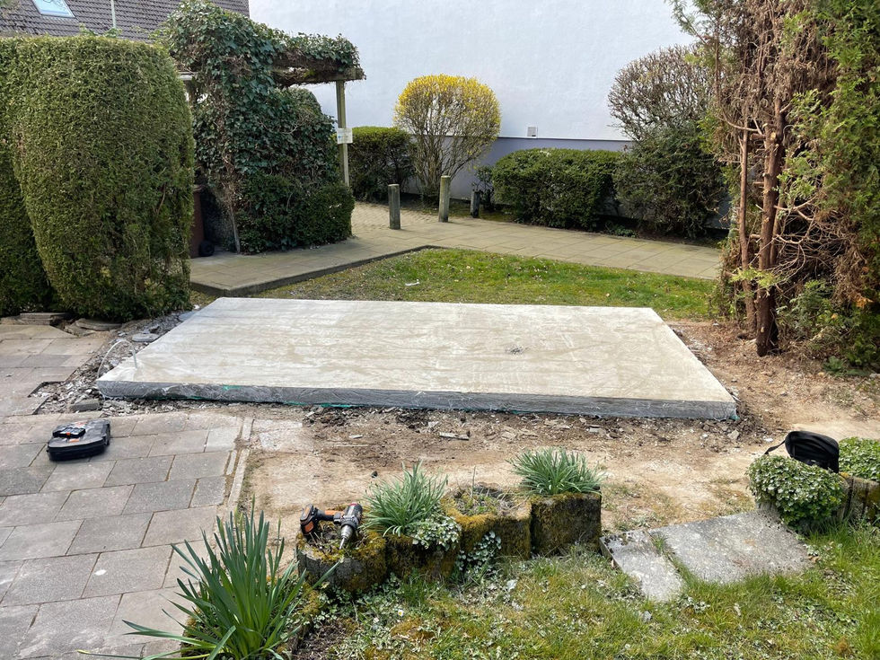 Betonfundament 20cm