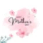 Happy Mother’s Day floral greeting design with pink watercolor background and blossoms for Mother’s Day perfume gift guide blog banner.