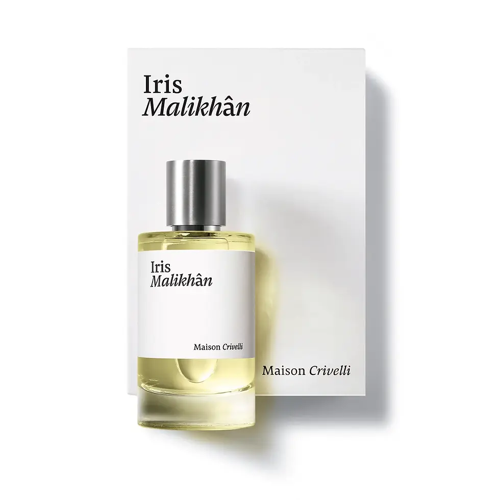 Thumbnail: Maison Crivelli Iris Malikhan perfume bottle with box packaging