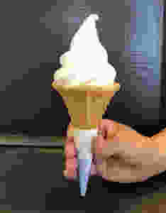 「ライスミルクソフトクリーム」
