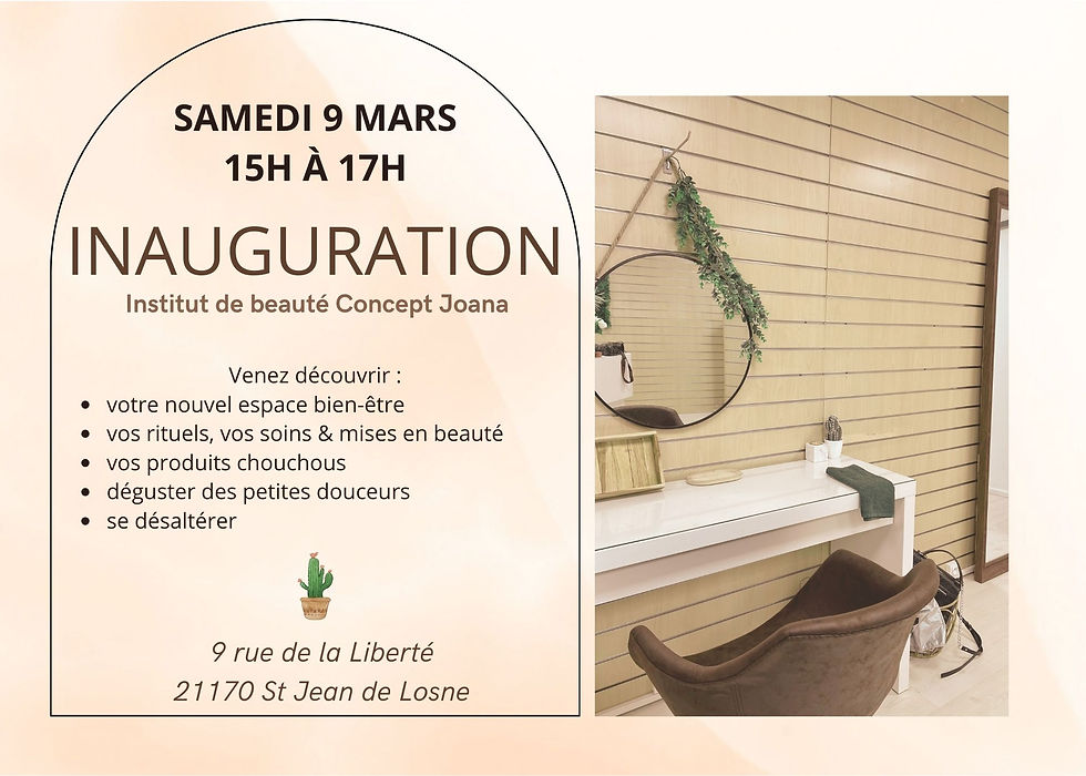 Inauguration Concept Joana Samedi 9 mars 2024