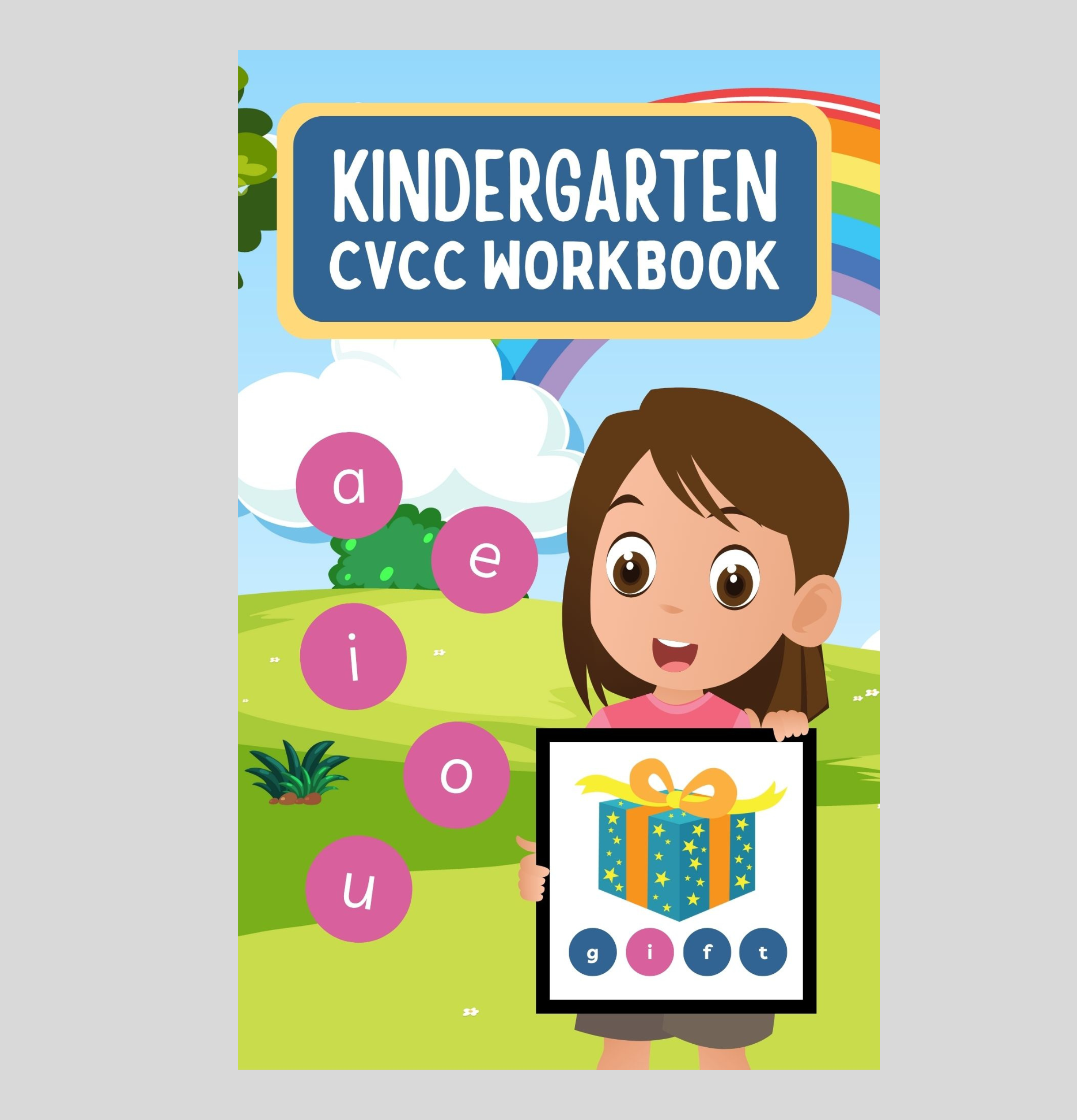 CVCC Words Workbook for Kindergarten: Practice Reading & Writing 4-letter Words