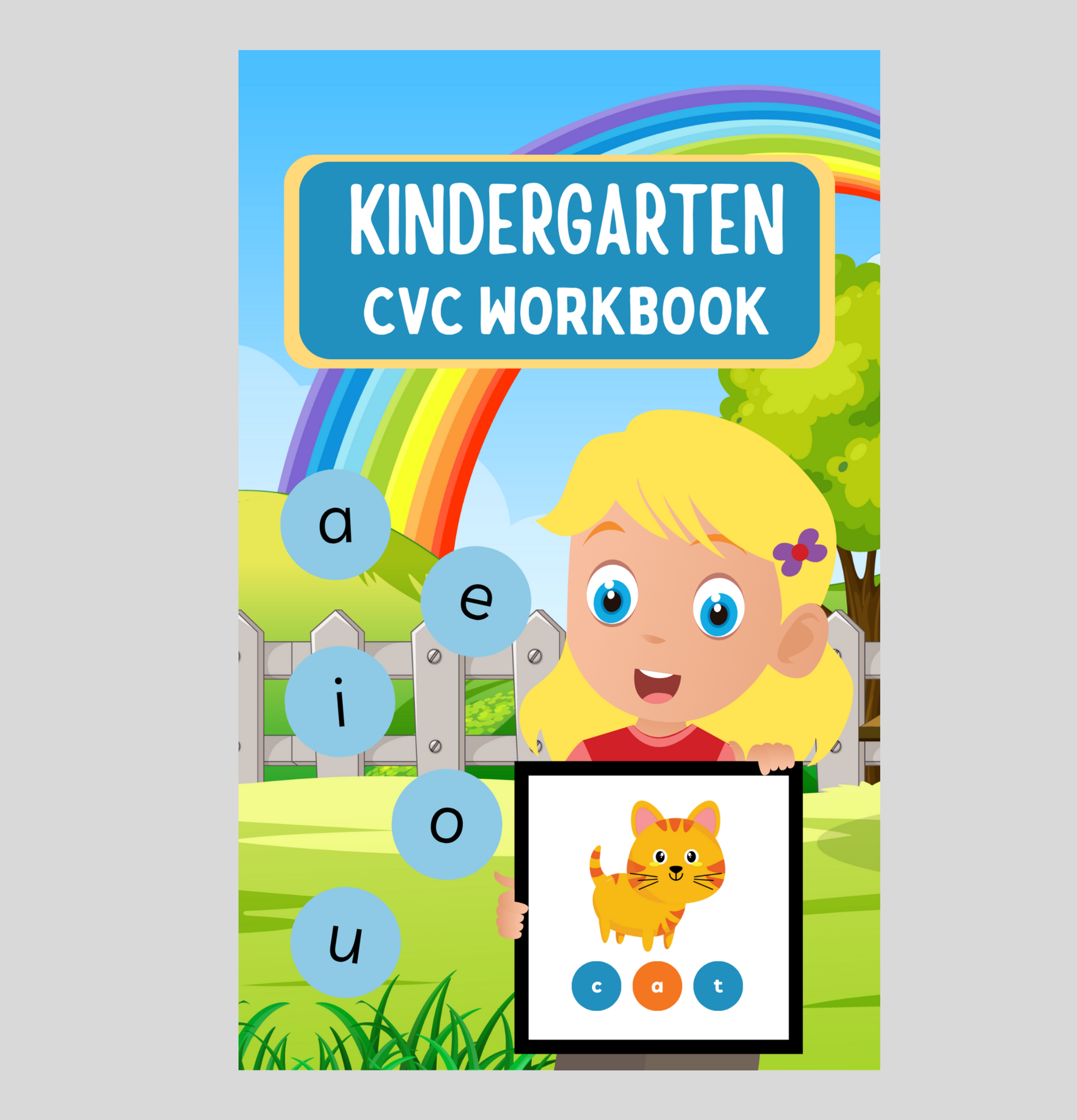 CVC Words Workbook for Kindergarten: Learn to Read 3-Letter Words
