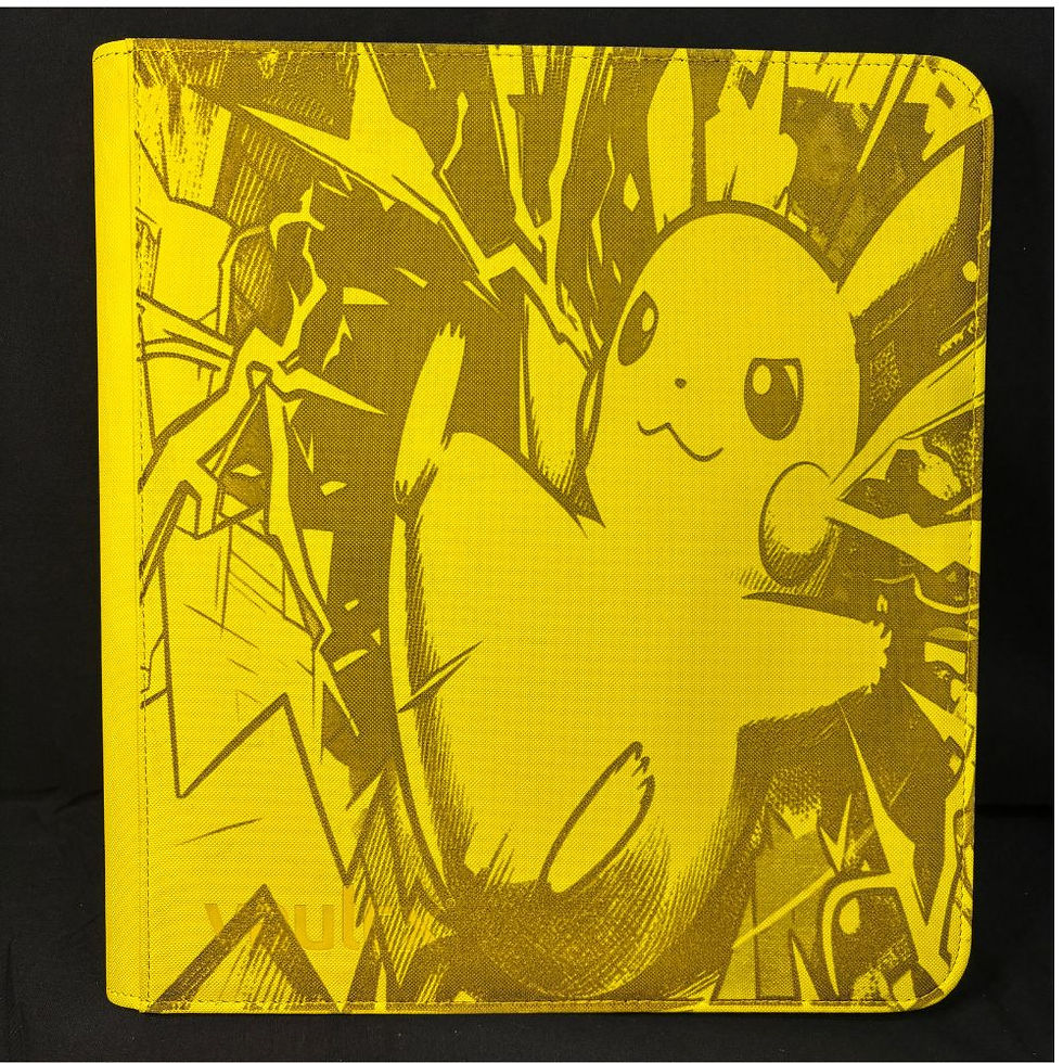 Pikachu Vault X Zipper Binder 12 Pocket
