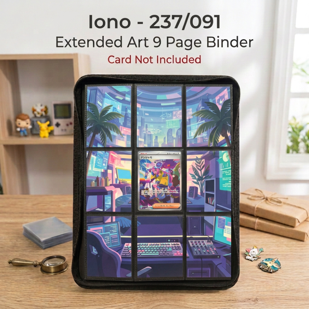 Iono - 237/091 Extended Binder Pokemon Art