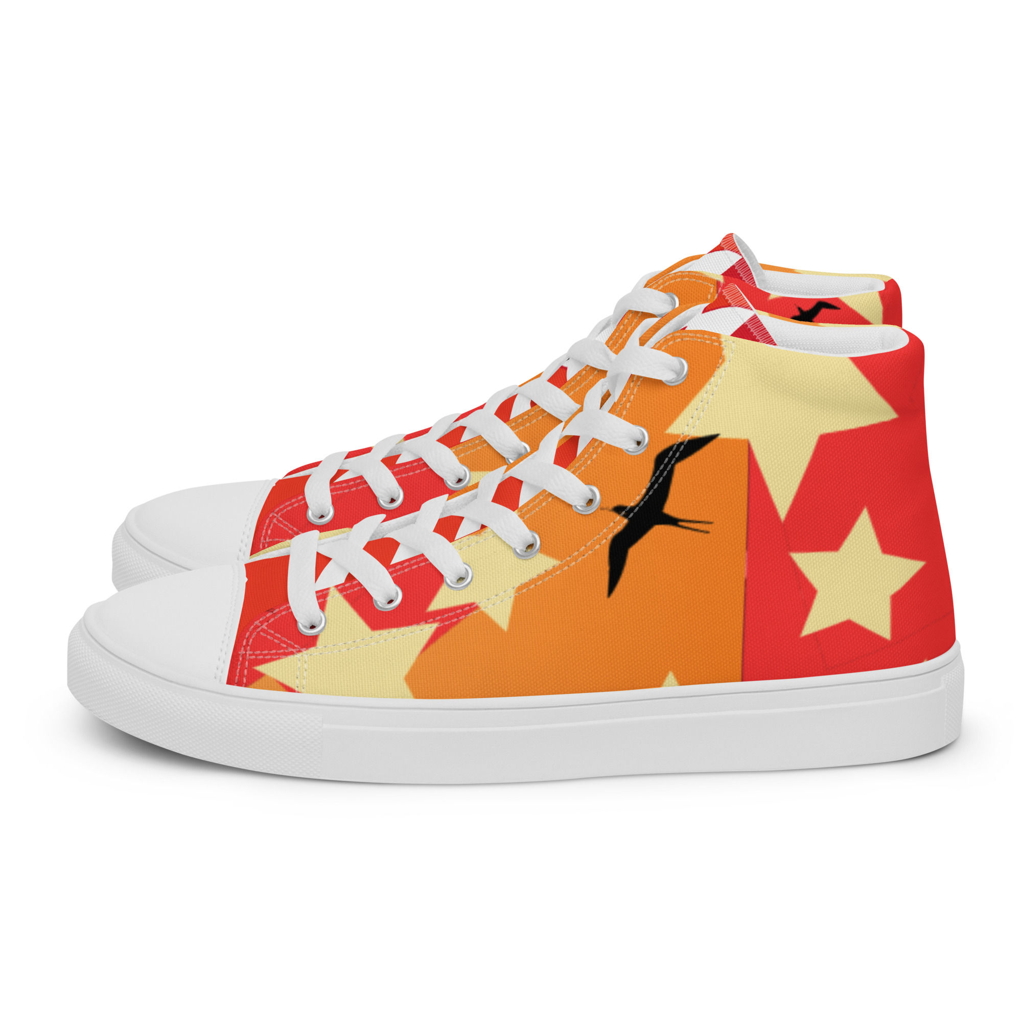 Women’s high top canvas shoes