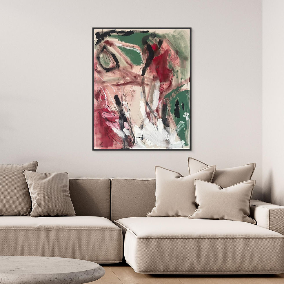 Miniatura: Red Terrain – Canvas Print