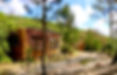 reused container for accommodation at an eco retreat center in portugal