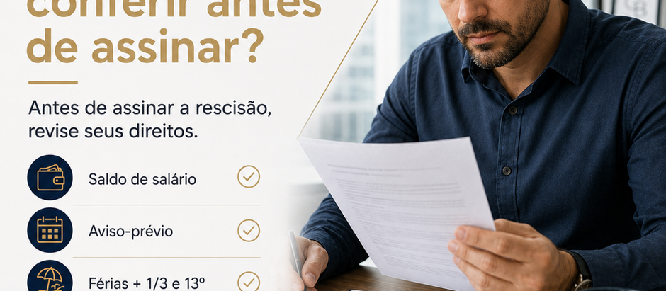 Fui demitido: quais direitos devo conferir antes de assinar a rescisão?
