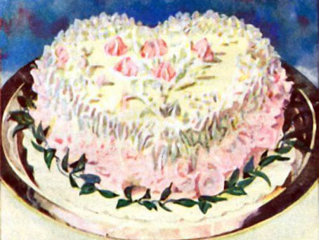 Wedding Cake from the Martha Stewart of 1913