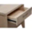 Thumbnail: Sumire One Drawer One Shelf Ash Wood Nightstand in Ginger