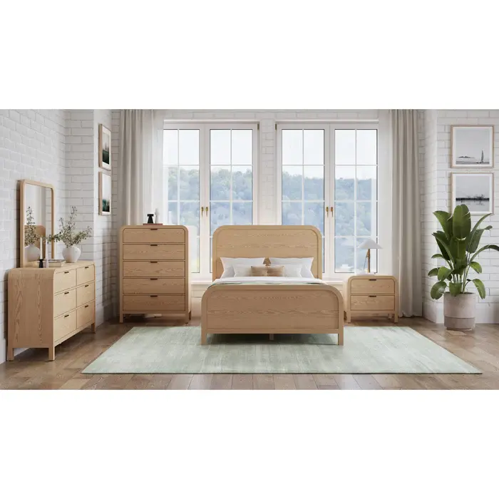 Thumbnail: Drake Wood Platform Bed in Timber