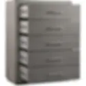 Thumbnail: Melbourne Five Drawer Chest in Mineral