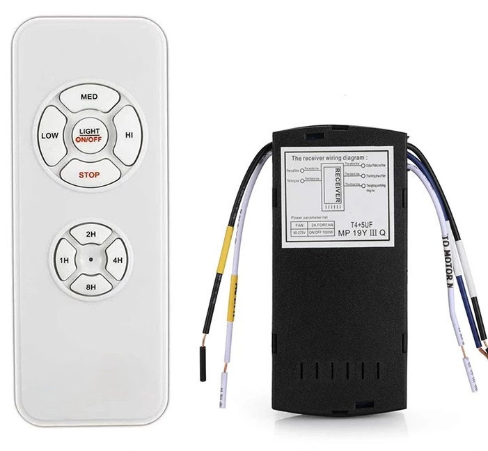 Control Remoto y Receptor Para Ventilador de Techo