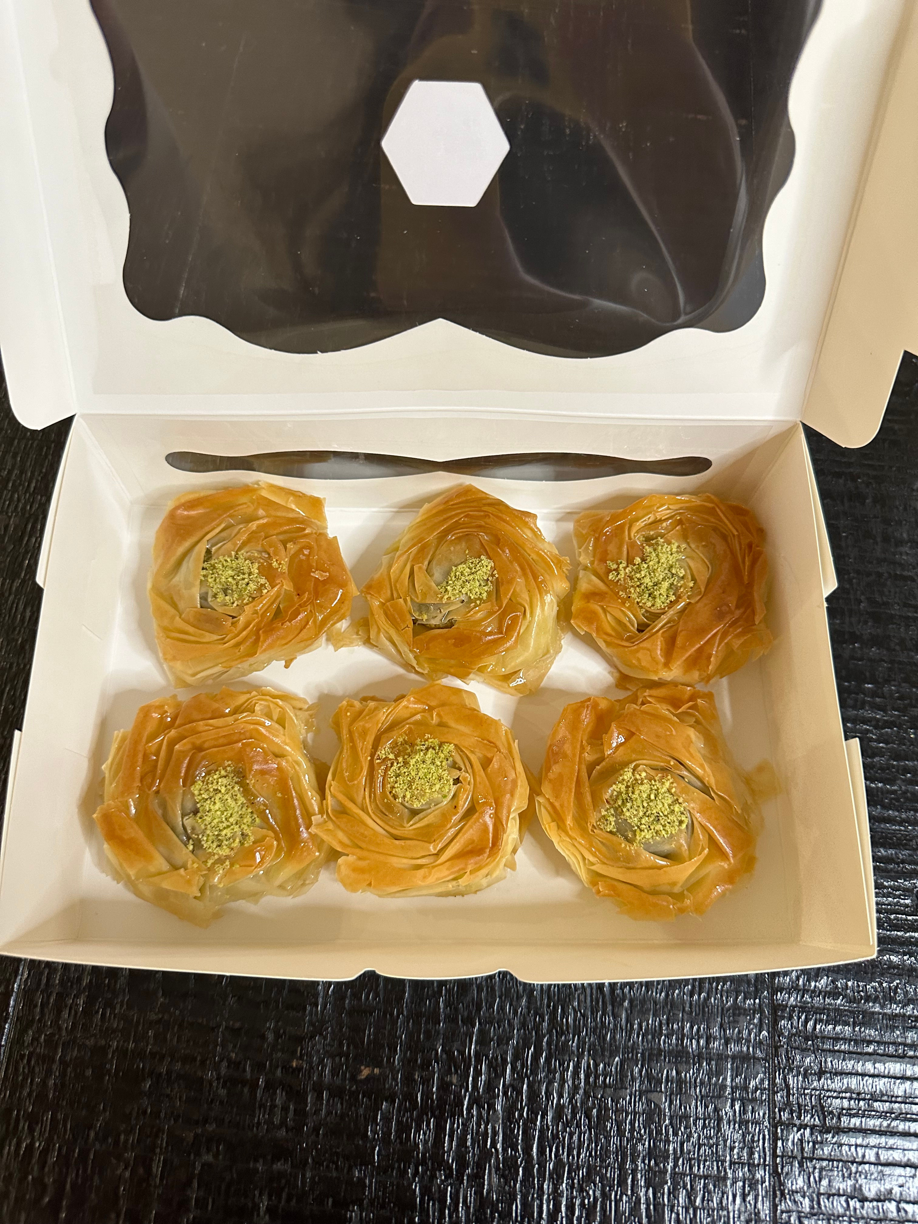 6 Pistachio Baklava