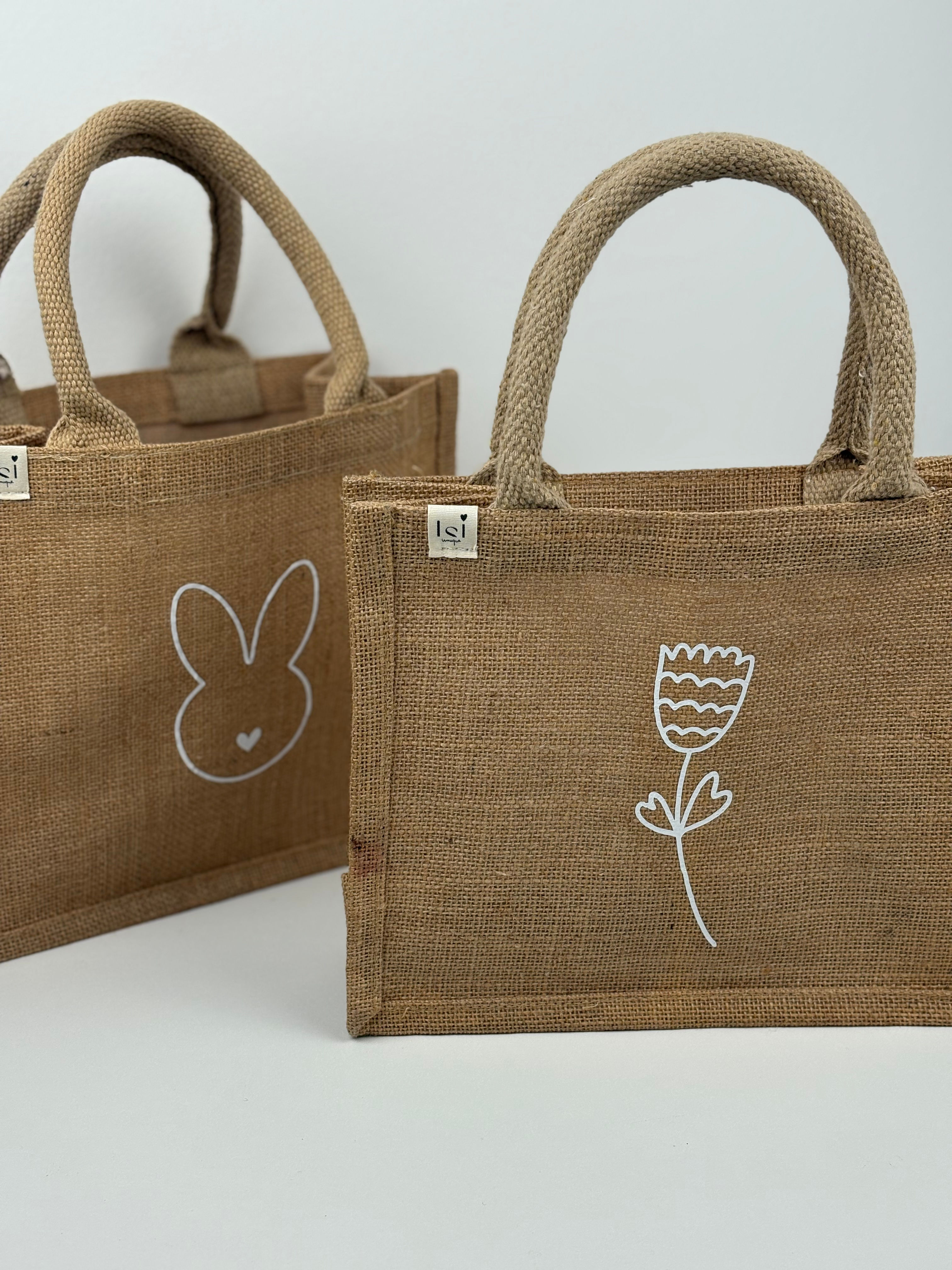 Jutetasche Ostern