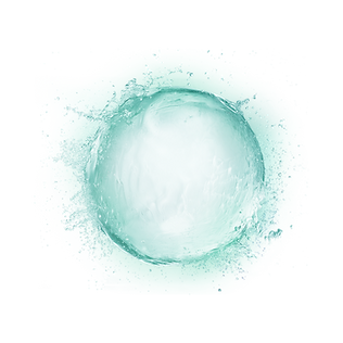 Orb of water for Guided breathing dips