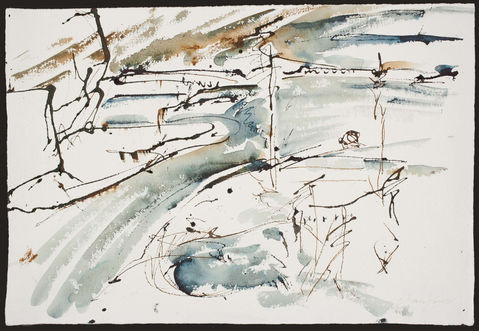 Lake Walpalool displayed at Ifould's Solo exhibition at FYRE Gallery