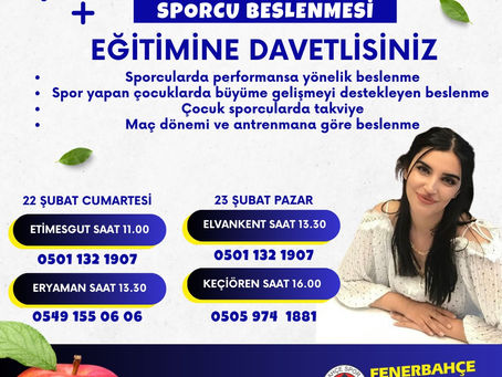 Fenerbahçe Spor Okulları Sporcu Beslenme Günü